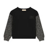 Scuba knit black sweater by Retro Kid