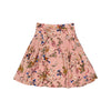 Bloom flowers pink skirt by Christina Rohde