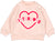 Jimmy heart sweatshirt set by Louis Louise