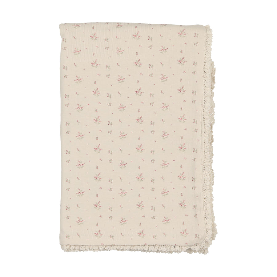 Sweet blossoms pink blanket by Bee & Dee