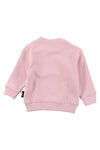 Soft pink snap sweatshirt by Loud