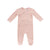 Love print pink footie by Kipp Baby