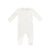 Pointelle white footie + bonnet by Kipp Baby