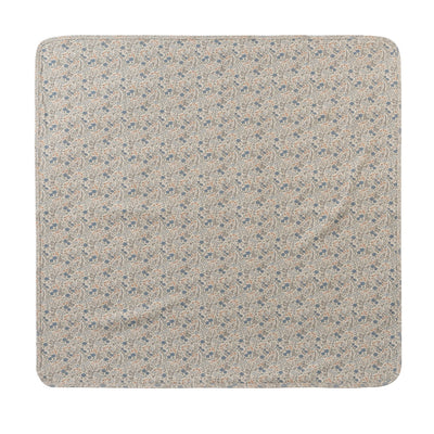 Floral blue blanket by Kipp Baby