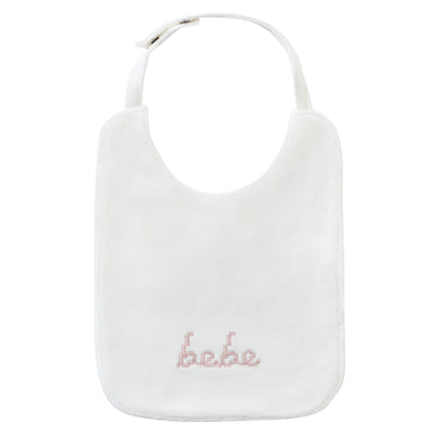 Bebe pink bib by Kipp Baby