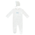 Bebe blue footie + bonnet by Kipp Baby