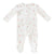 Hot air balloon pink velour footie by Kipp Baby