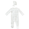 Sage star footie + bonnet by Kipp Baby