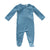 KB blue embroidered footie by Kipp Baby