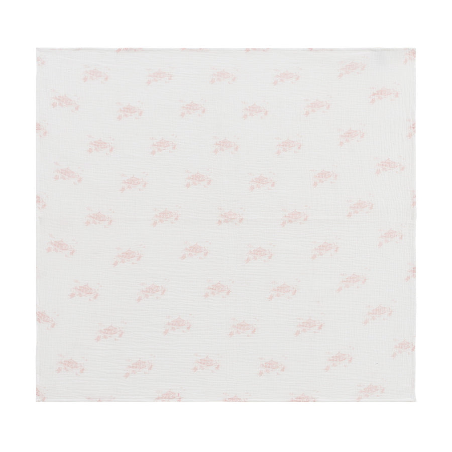 Carousel pink swaddle by Kipp Baby