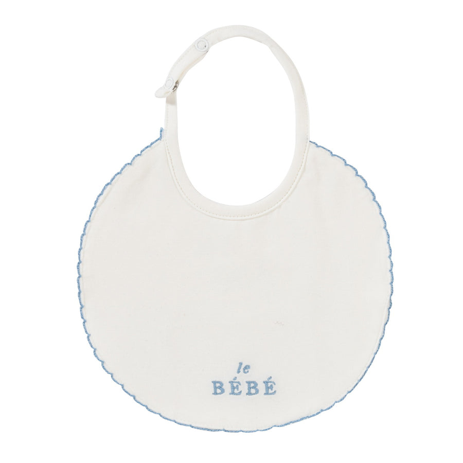 Le bebe blue bib by Kipp Baby