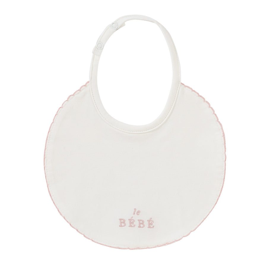 Le bebe pink bib by Kipp Baby