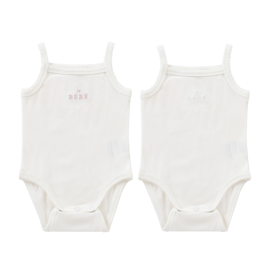 Le bebe pink onesies by Kipp Baby