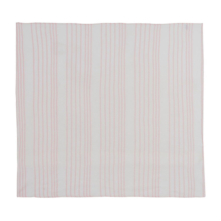 Stripe pink swaddle by Kipp Baby