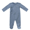 KB blue wrap footie by Kipp Baby