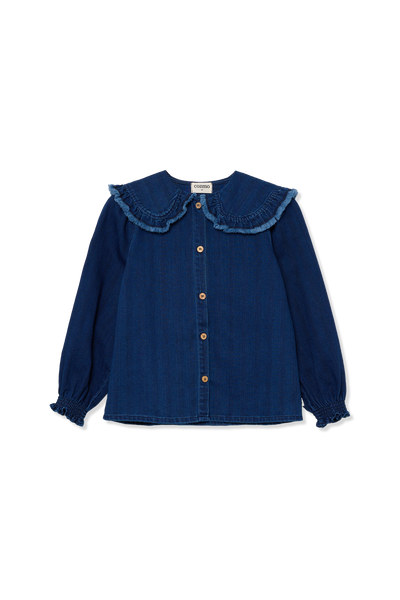 Tina denim blouse by My Little Cozmo