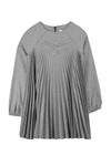 Pleated grey dress by Tartine Et Chocolat