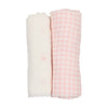 Take me home pink muslin swaddle set by Bee & Dee