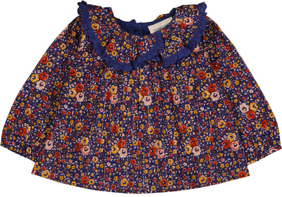 Indigo romantic flower bloomer set by Louis Louise