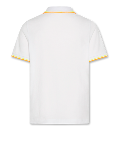 Carter white polo t-shirt by AO76