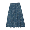 Floral denim skirt by Coco Blanc