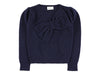 Verdi navy bow sweater by Morley