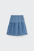 Striped denim skirt by Cozmo