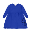 Twirl cobalt stamped dress by Retro Kid