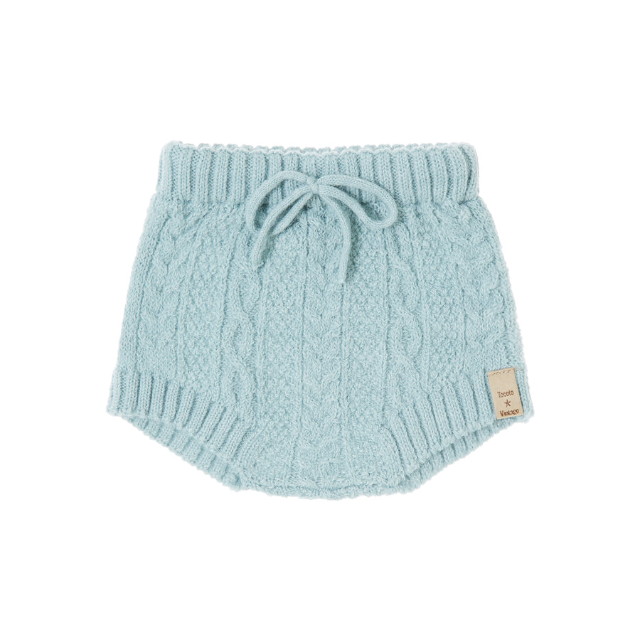 Knitted Blue Bloomer by Tocoto Vintage