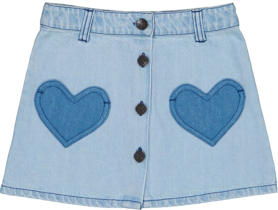 Sylvia light denim skirt by Louis Louise