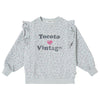 Flower print sweatshirt by Tocoto Vintage