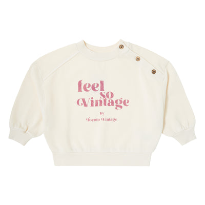 "Feel so vintage" sweatshirt set by Tocoto Vintage