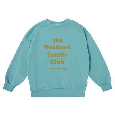 "The Weekend family club" sweatshirt by Tocoto Vintage