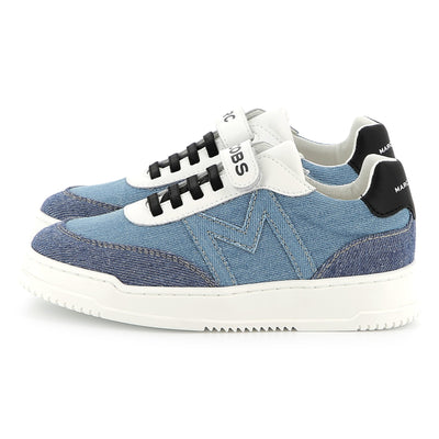 M denim blue sneakers by Marc Jacobs