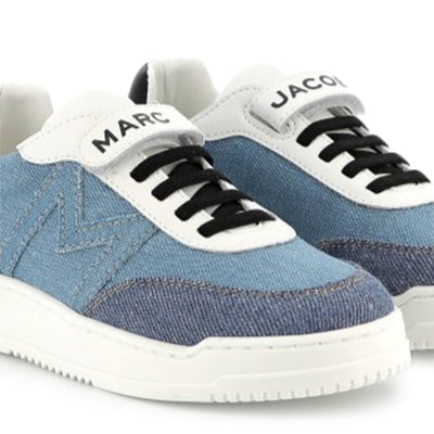 M denim blue sneakers by Marc Jacobs