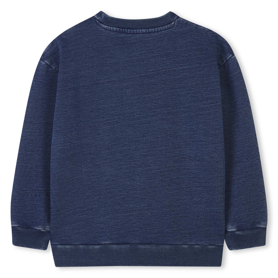 Denim fanny pack sweatshirt by Marc Jacobs