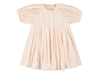 Blush puma pleat dress by Morley