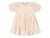 Blush puma pleat dress by Morley