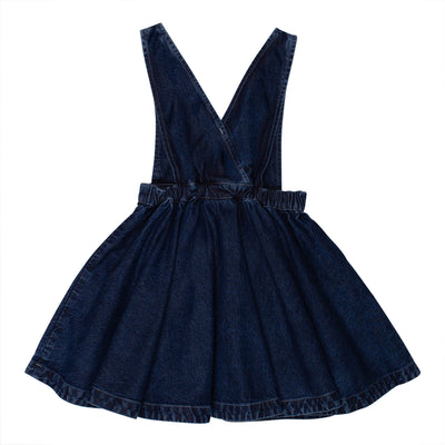 Rinse wash pinafore dress by Wynken