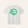 Polka dot green print tee by Wynken