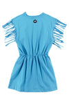 Fringed blue dress by Loud