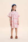 Leonidas toile pink dress by C'era Una Volta