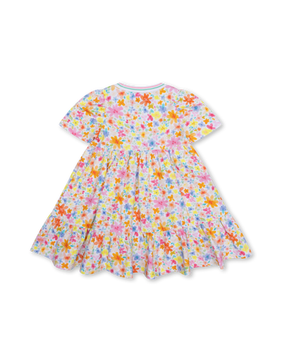 Watercolor flower print tiered dress by Oilily