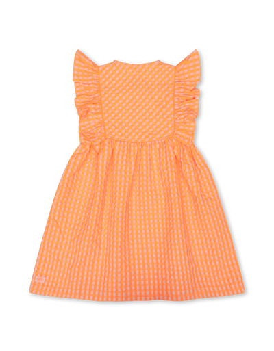 Gingham flutter sleeves dress by Oilily