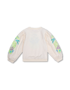 Balloon sleeves embroidered sweatshirt by Oilily