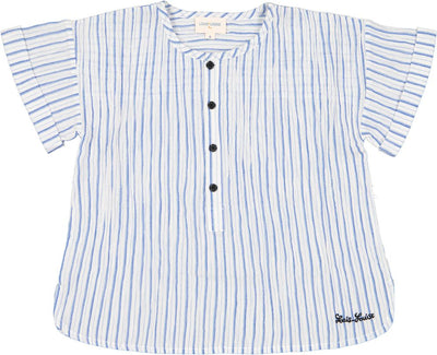 Saul navy stripe shirt by Louis Louise