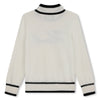 Chalk high collar sweater by Karl Lagerfeld