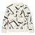 Chalk allover print sweatshirt by Karl Lagerfeld