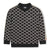 Noir beige kl print sweatshirt by Karl Lagerefeld