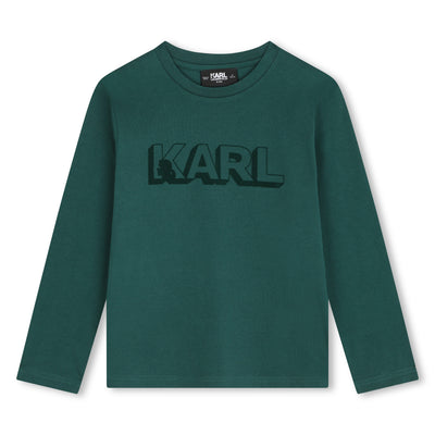 Rain forest printed karl t-shirt by Karl Lagerfeld